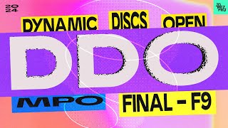 2024 Dynamic Discs Open | MPO FINALF9 | Wysocki, Heimburg, Robinson, Rathbun | Jomez Disc Golf