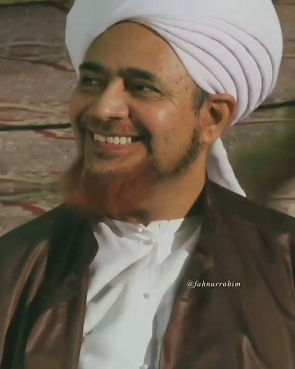 senyuman habib umar menyenangkan hatiku
