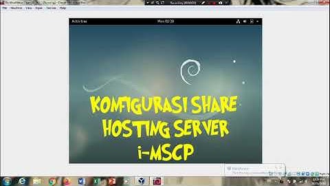 KONFIGURASI SHARE HOSTING SERVER I-MSCP