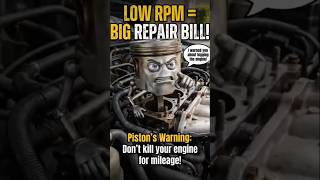 Low RPM = Big Engine Damage! 😱#piston #engine #lowrpm #engineperformance