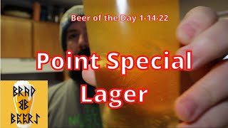 Beer of the Day 1-14-22: Point Special Lager by Stevens Point Brewery