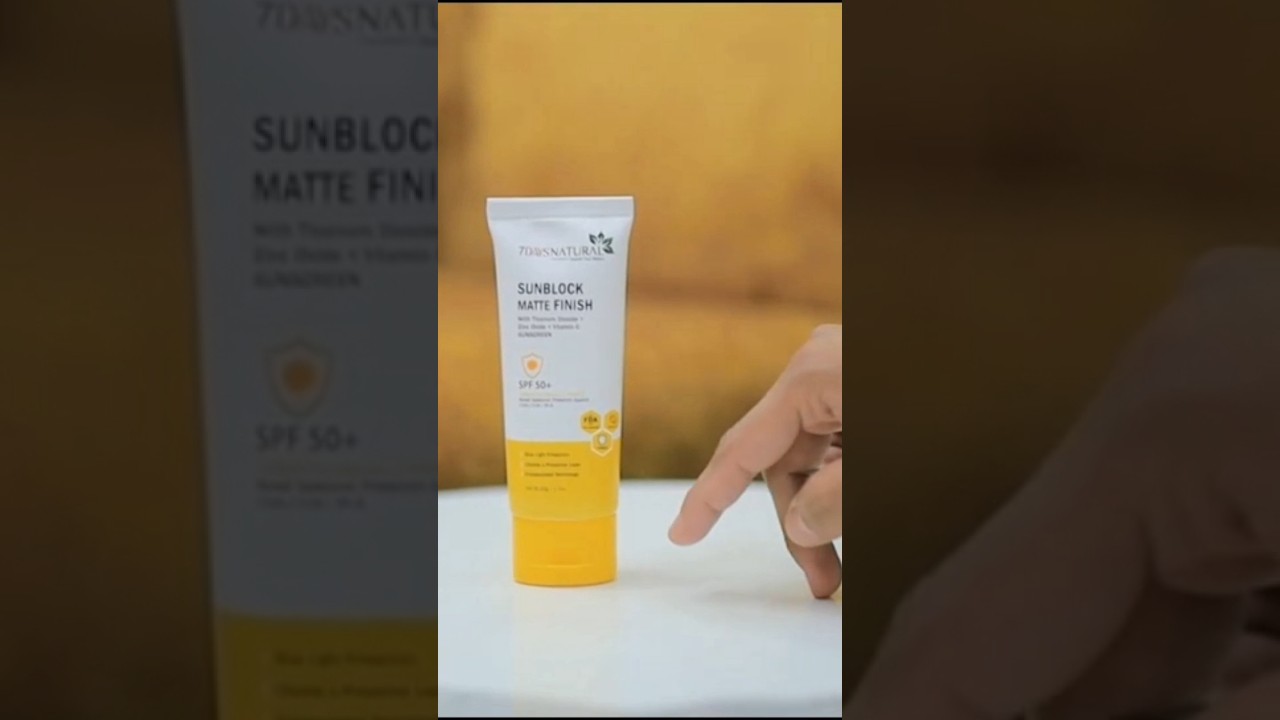 #7daysnatural Sunblock MatteFinish 