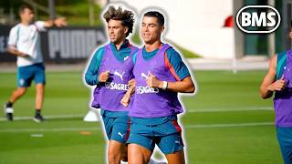 CRISTIANO RONALDO TRAINS WITH PORTUGAL! 🔥 Portugal World Cup training