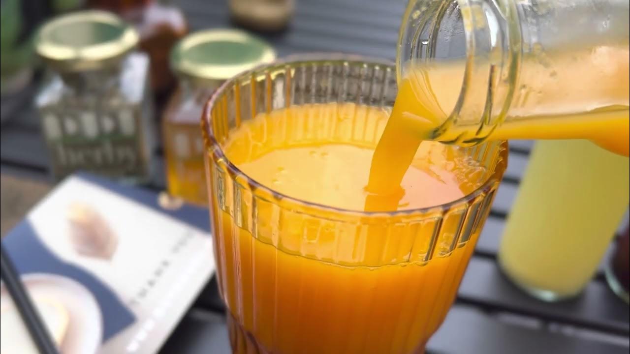How to clean, peel & make the best Orange juices from scratch