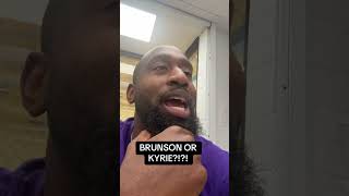 IS JALEN BRUNSON BETTER THAN KYRIE IRVING?!?! #nba #basketball