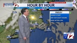 WPRI 12 Weather Now 2/19/26 Rain By Friday Early Night