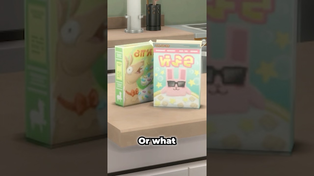Let’s Talk About These Cereal Boxes… | The Sims 4 Kitchen Clutter