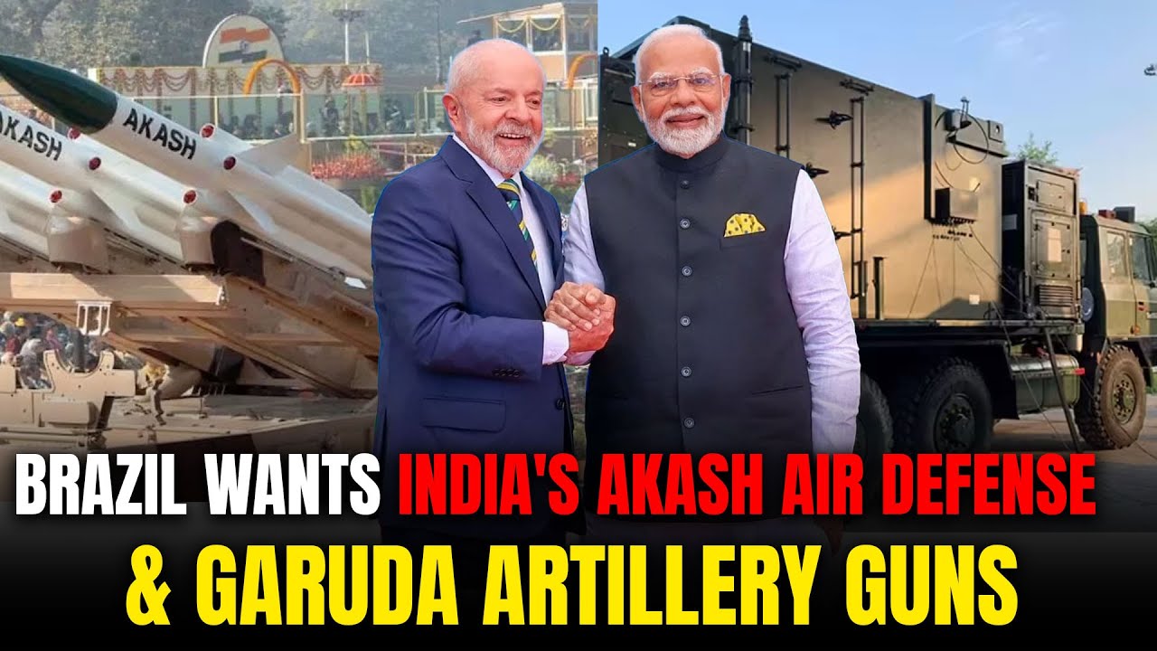 Brazil wants India's Akash air defense & Garuda Artillery Guns