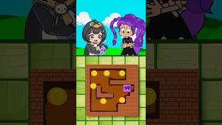 LILY vs GUGU GAGA 🤡 maze CHALLENGE #shorts #gugugaga #poppyplaytime