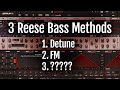 3 different ways to make a reese bass