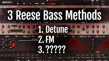 3 different ways to make a reese bass