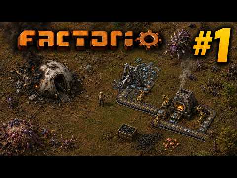 I CRASHED on a WILD PLANET! | Factorio [#1]