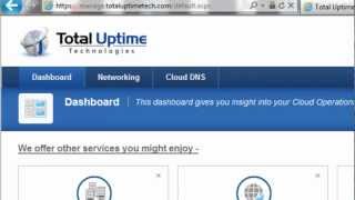 Account Overview - Total Uptime Cloud Management Portal