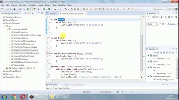 16 Why Multiple Inheritance is Not Allowed in Java - Part A