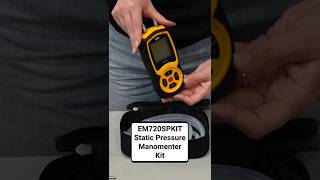 UEi EM720SPKIT Manometer Unboxing - Complete Static Pressure Testing Kit for HVAC