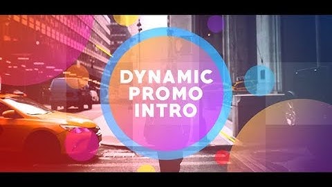 After Effects Template: Dynamic Promo Intro