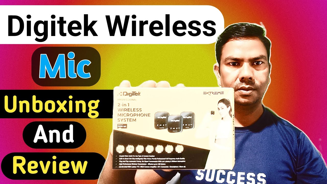Digitek wireless 🔥🤔 mic unboxing and review 