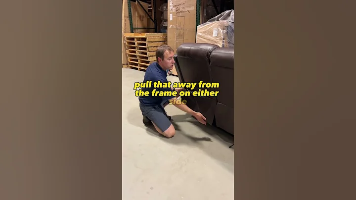 High back recliners cause stress on moving day. Watch how to remove the backs easily! #yxefurniture