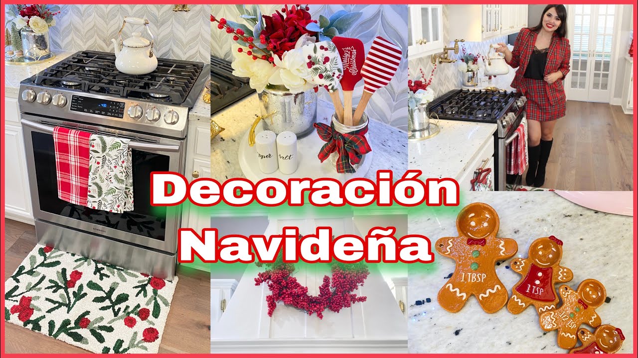 DECORACIÓN DE MI COCINA PARA NAVIDAD 🎄 ☃️🎅🏻