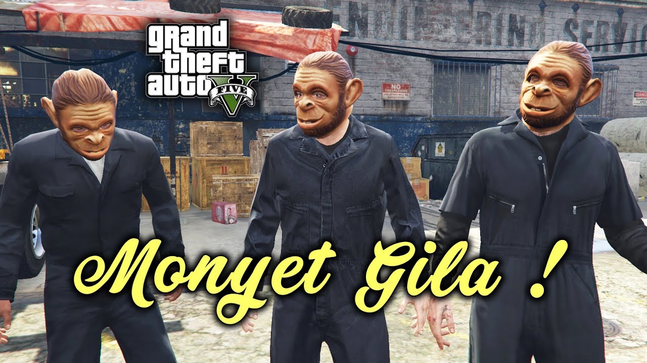 Keluarga Monyet Gila~! - (GTA 5 Malaysia) GTA 5 Story Mode Walkthrough Gameplay | Part 14 - YouTube
