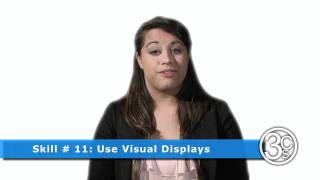 Skill # 11: Use Visual Displays | 3CSkills.org