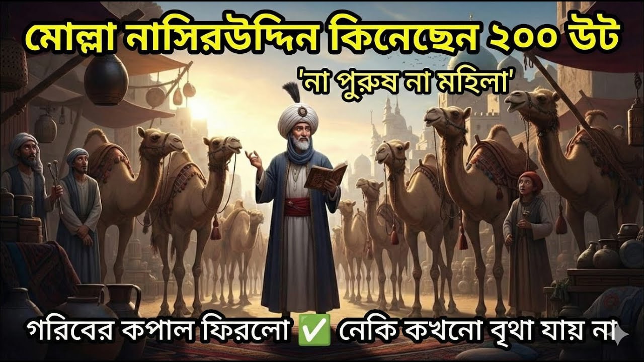 মোল্লা নাসিরুদ্দিনের বিচক্ষণতা: কীভাবে এক সাধারণ মানুষ হলো কোটিপতি? Salam Voice
