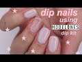 DIP nails using MODELONES dip kit!
