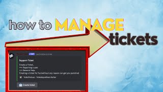 How To Manage Tickets As A Moderator - Short Guide Profile