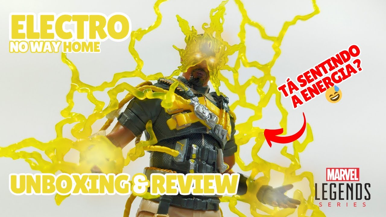 ELECTRO (NO WAY HOME) Marvel Legends UNBOXING & REVIEW Pt/Br