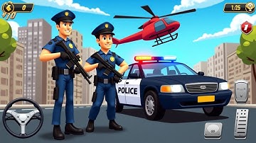 Police Car Game Car Chase 2025 - Part 1 - Mobile gameplay - Android - IOS