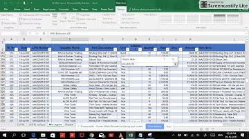 Tables:Create,edit and delete tables - Excel 2016 : Hindi, Urdu