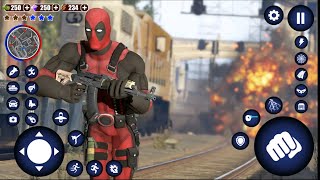 I play Miami rope hero Spider game 🥲 screenshot 4