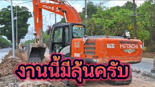 งานนี้รับรองมีเฮครับ #รถแม็คโครHitachi