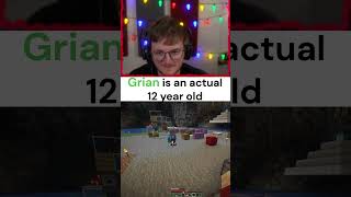 Full GRIAN is an ACTUAL 12 Year OLD! (Ft. Gem's correct response) #grian #geminitay #hermitcraft11 Update