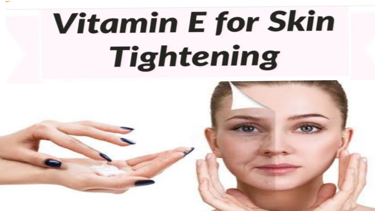 Use vitamin E and Rice flour for skin tightening and wrinkle free skin
