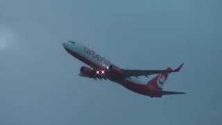 Airberlin Boeing 737-800 D-Abbk Takeoff Palma Airport