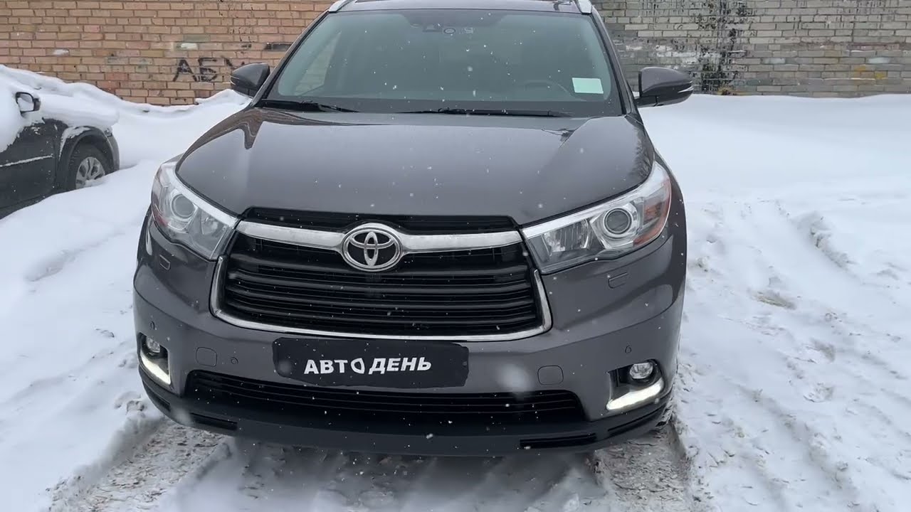 Toyota Highlander 2015 XU50 замена на светодиодные линзы MTF DynamicVision Expert 4300K