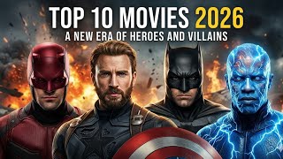 Top 10 Upcoming Movies 2026 Biggest Hollywood Releases You MUST Watch Avengers Secret Wars, Deadpool