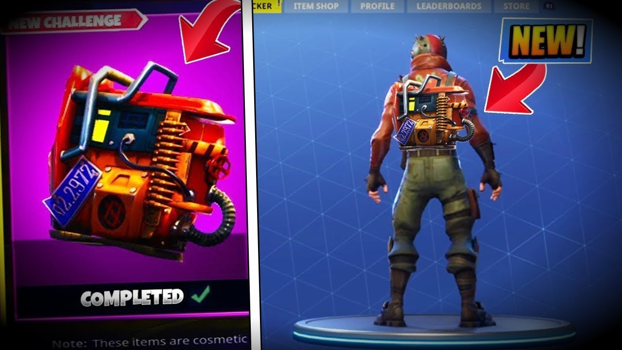 new 0 vbucks back bling rust bucket fortnite battle royale - fortnite rust bucket 0 v bucks