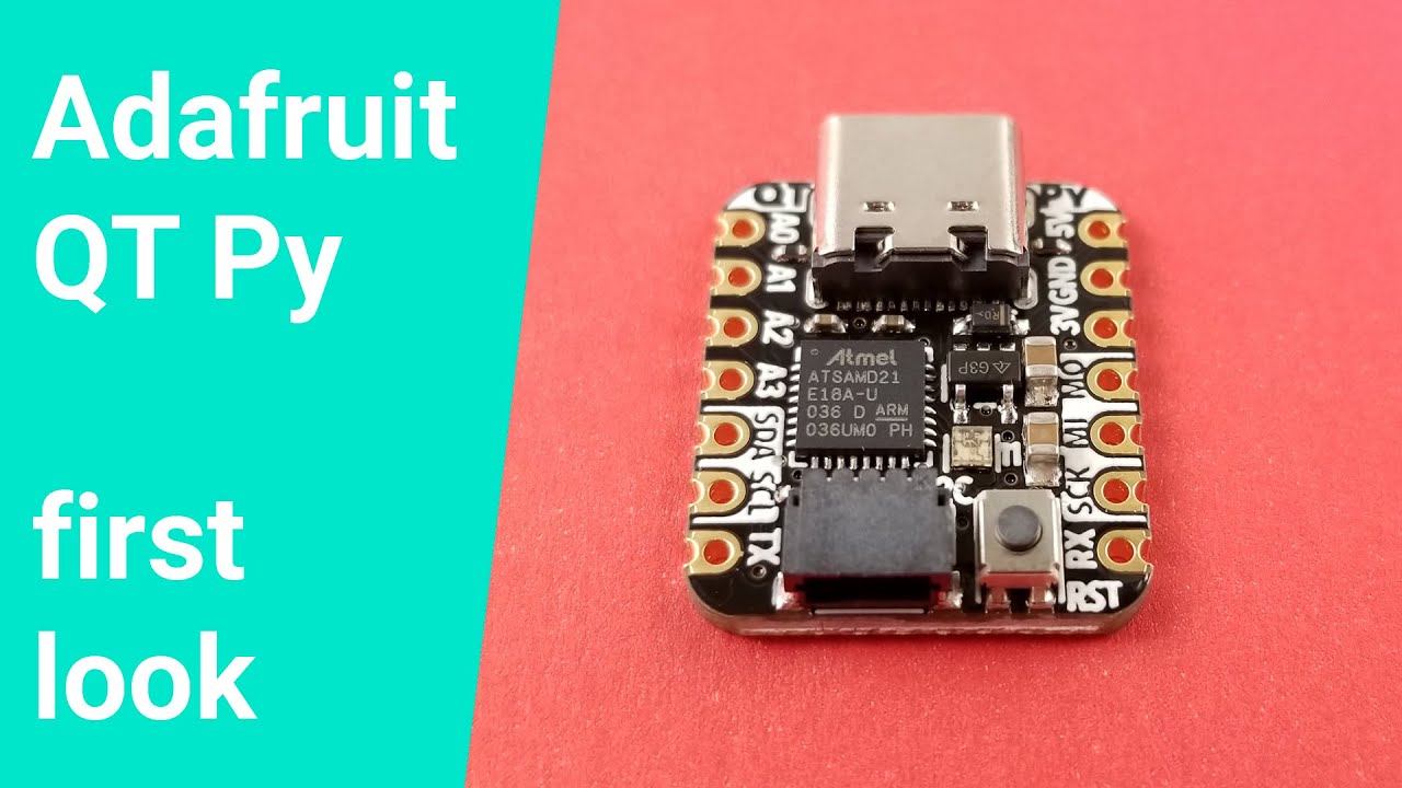 Adafruit QT Py - tiny but mighty ! - YouTube