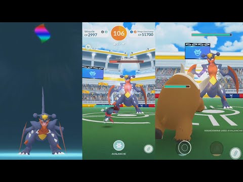 EASY DUO MEGA GARCHOMP RAID BOSS #Pokémongo Garchomp Mega Evolution