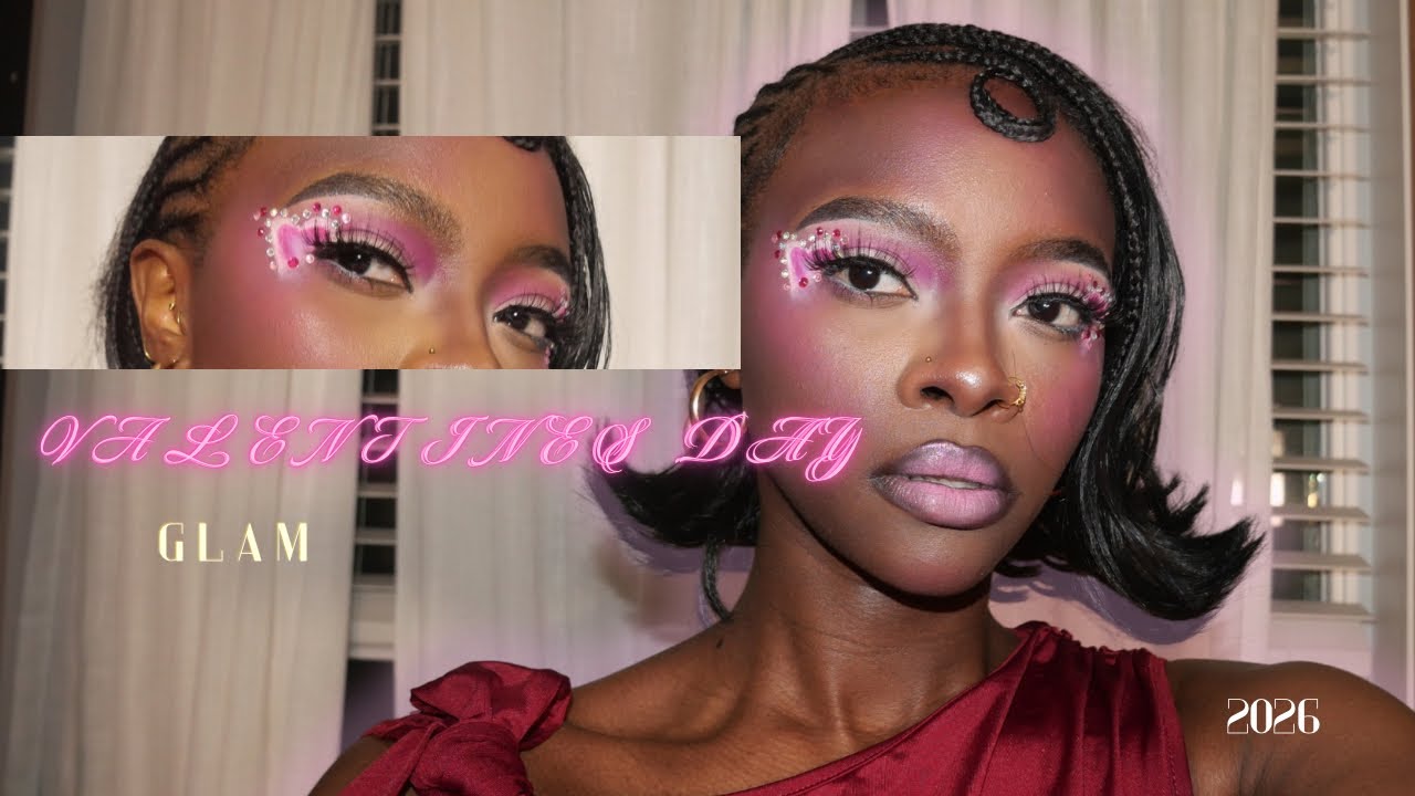 💕 Valentine’s Day Glam Makeup Tutorial 2026 💕