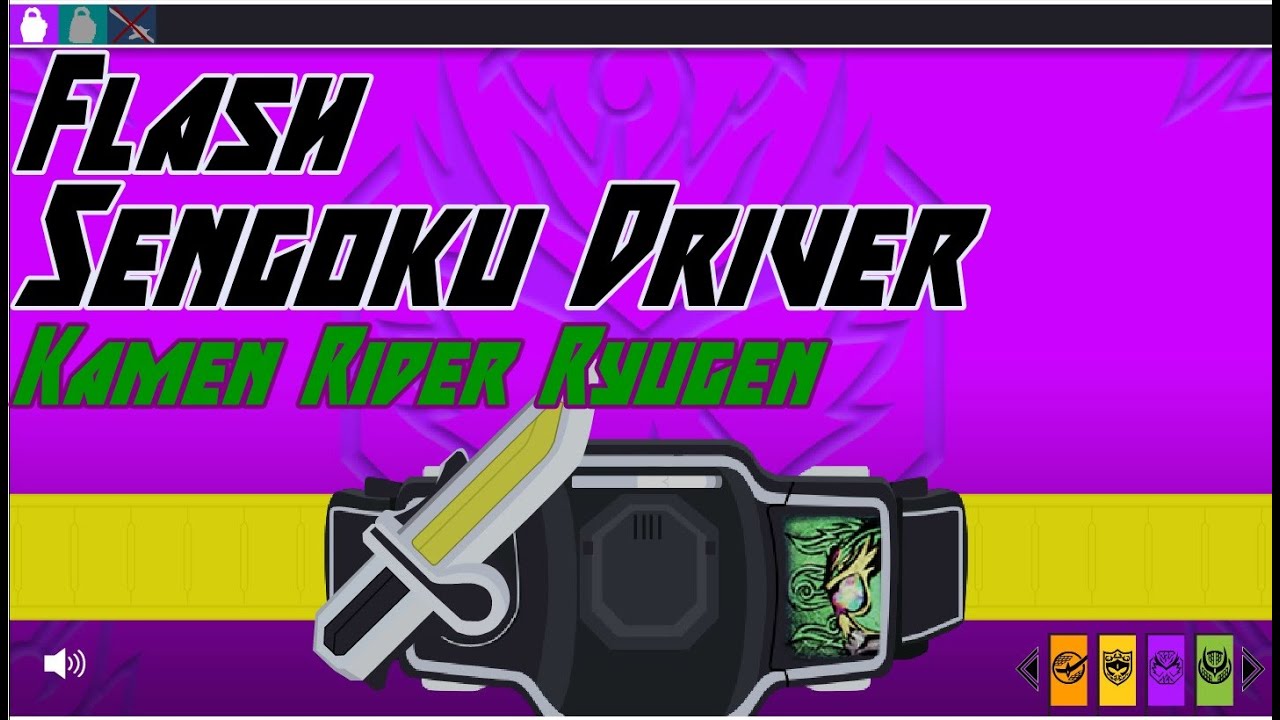 [Flash] Sengoku Driver Kamen Rider Ryugen - YouTube