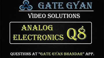 BARC-2020 | Most Important Question | Analog Electronics Q-8 | | GATE Gyan Bhandar App.| GATE  GYAN