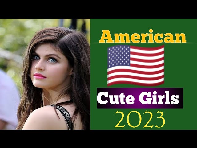 Most Beautiful American Girls  🇺🇸 2023||Beautiful🔥 American Actress 2023 class=