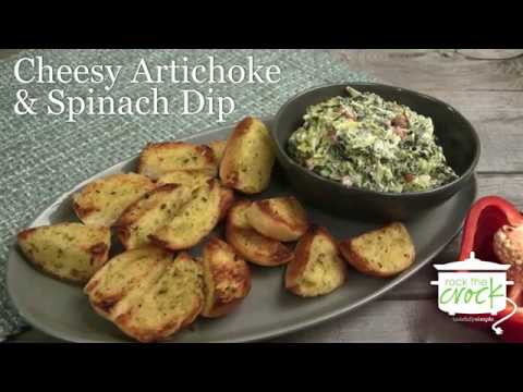 Cheesy Artichoke and Spinach Dip