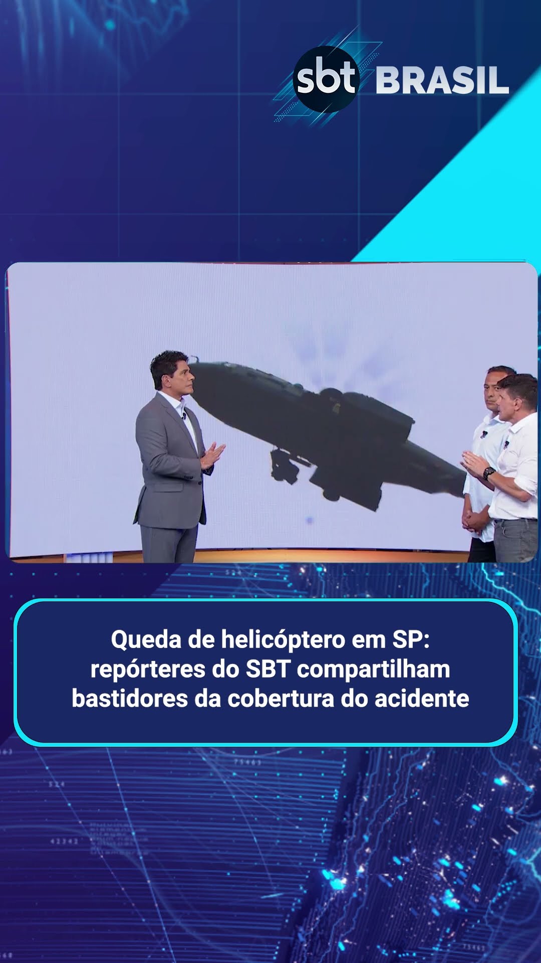 Saiba quem são os ocupantes de helicóptero que caiu em Caieiras (SP) | SBT Brasil (17/01/25)