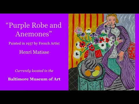 purple robe and anemones