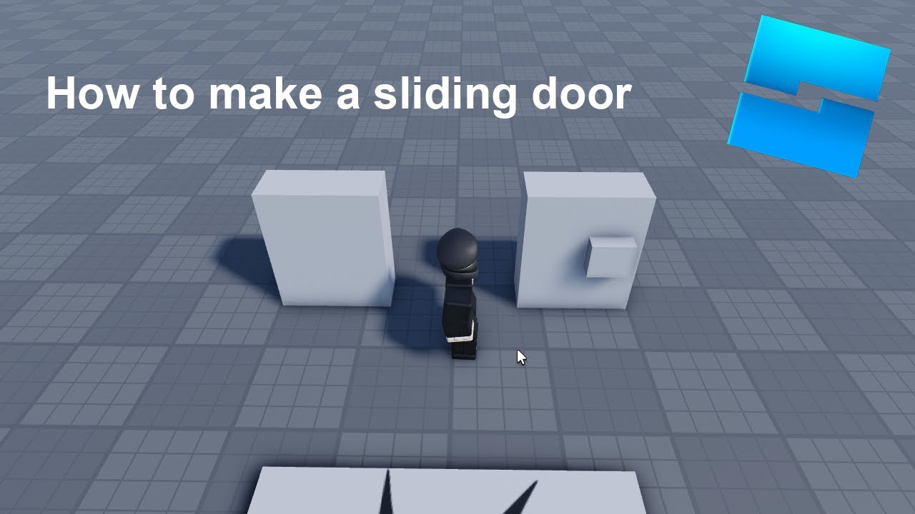 How to make a sliding door in Roblox Studio [Simple] YouTube