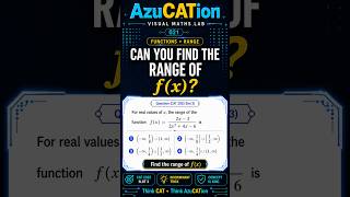 CAT 2025 Slot 3 Range Question #algebra  | #azucation  $Maths Lab 021 | #cat2026 #viral